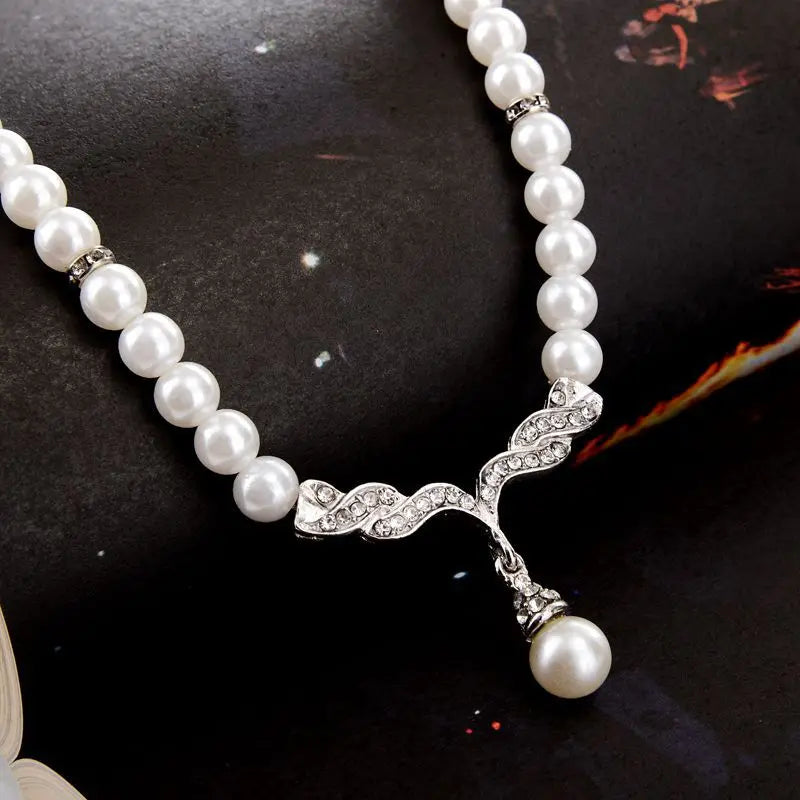 Romantic Pearl Bridal Set