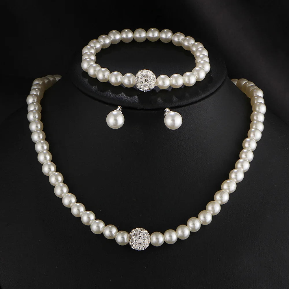 Romantic Pearl Bridal Set