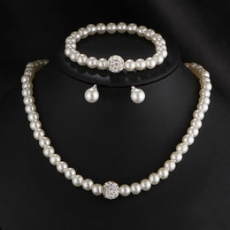 Romantic Pearl Bridal Set