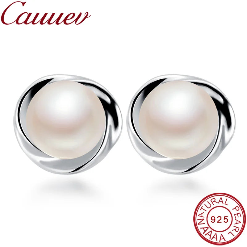Freshwater Pearl Silver Earrings