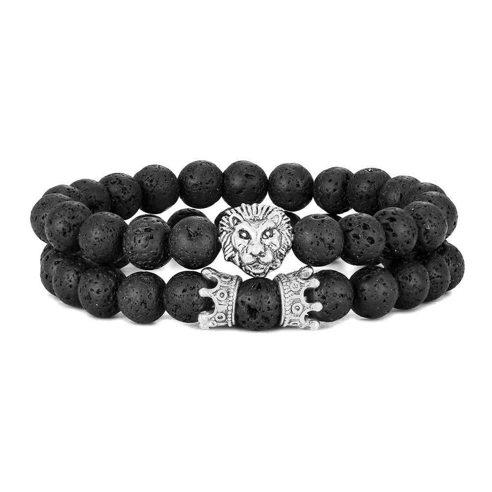 Lion Crown Bead Bracelets