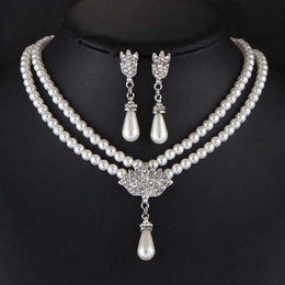 Romantic Pearl Bridal Set