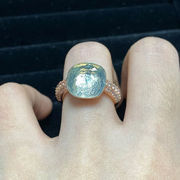 Pink Crystal Candy Ring