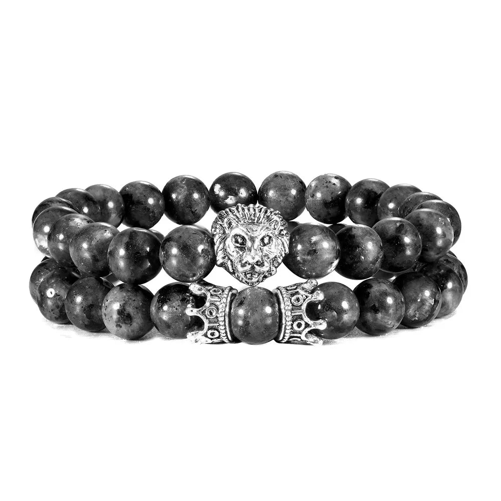 Lion Crown Bead Bracelets