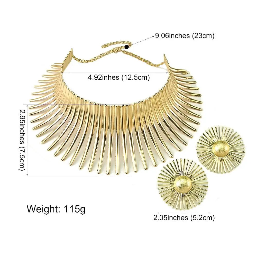 African Torque Jewelry Set