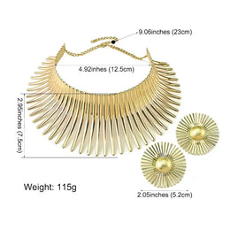 African Torque Jewelry Set