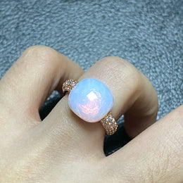 Pink Crystal Candy Ring
