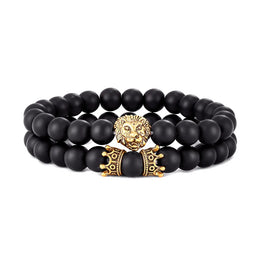 Lion Crown Bead Bracelets