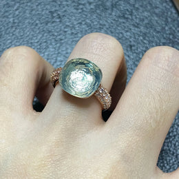 Pink Crystal Candy Ring