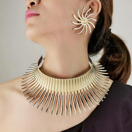 African Torque Jewelry Set