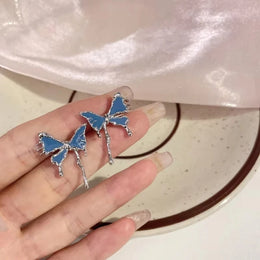 Blue Bohemian Butterfly Drops
