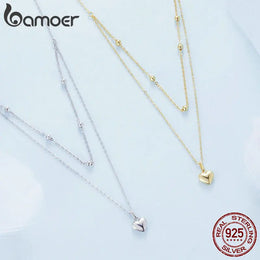 Double Layer Heart Necklace