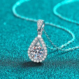 VVS1 Moissanite Silver Necklace