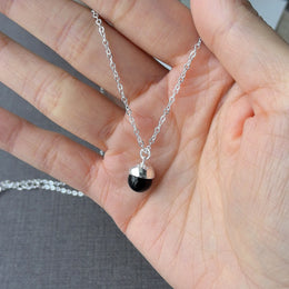Sterling Pearl Chain Necklace
