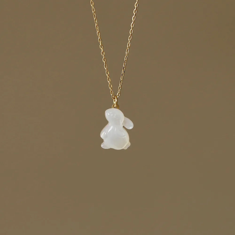 Jade Rabbit Moon Necklace