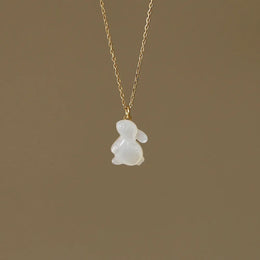 Jade Rabbit Moon Necklace