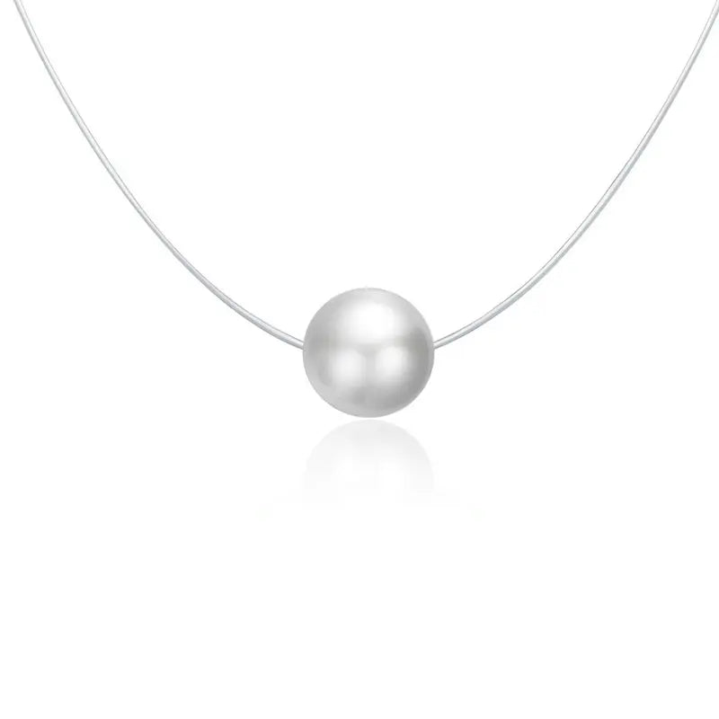 Invisible Zircon Choker Necklace