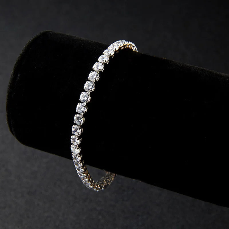 Crystal Elastic Gold Bracelet
