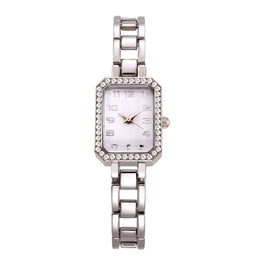 Crystal Square Quartz Watch
