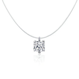 Invisible Zircon Choker Necklace