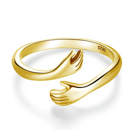 Sterling Silver Hug Ring
