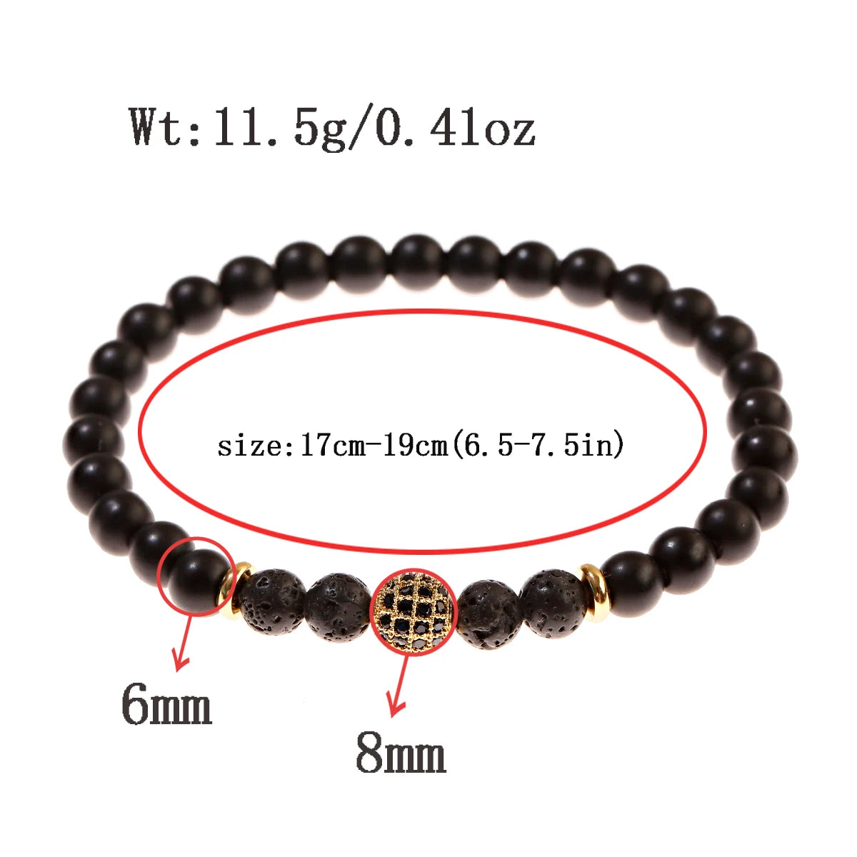Natural Stone Crystal Bracelet