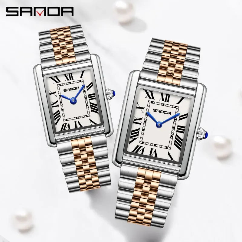 SANDA Square Couple Watch