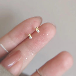 Classic Zircon Square Studs