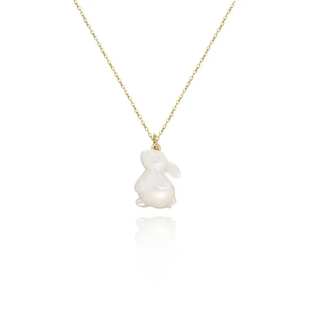 Jade Rabbit Moon Necklace
