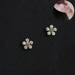 Classic Zircon Square Studs