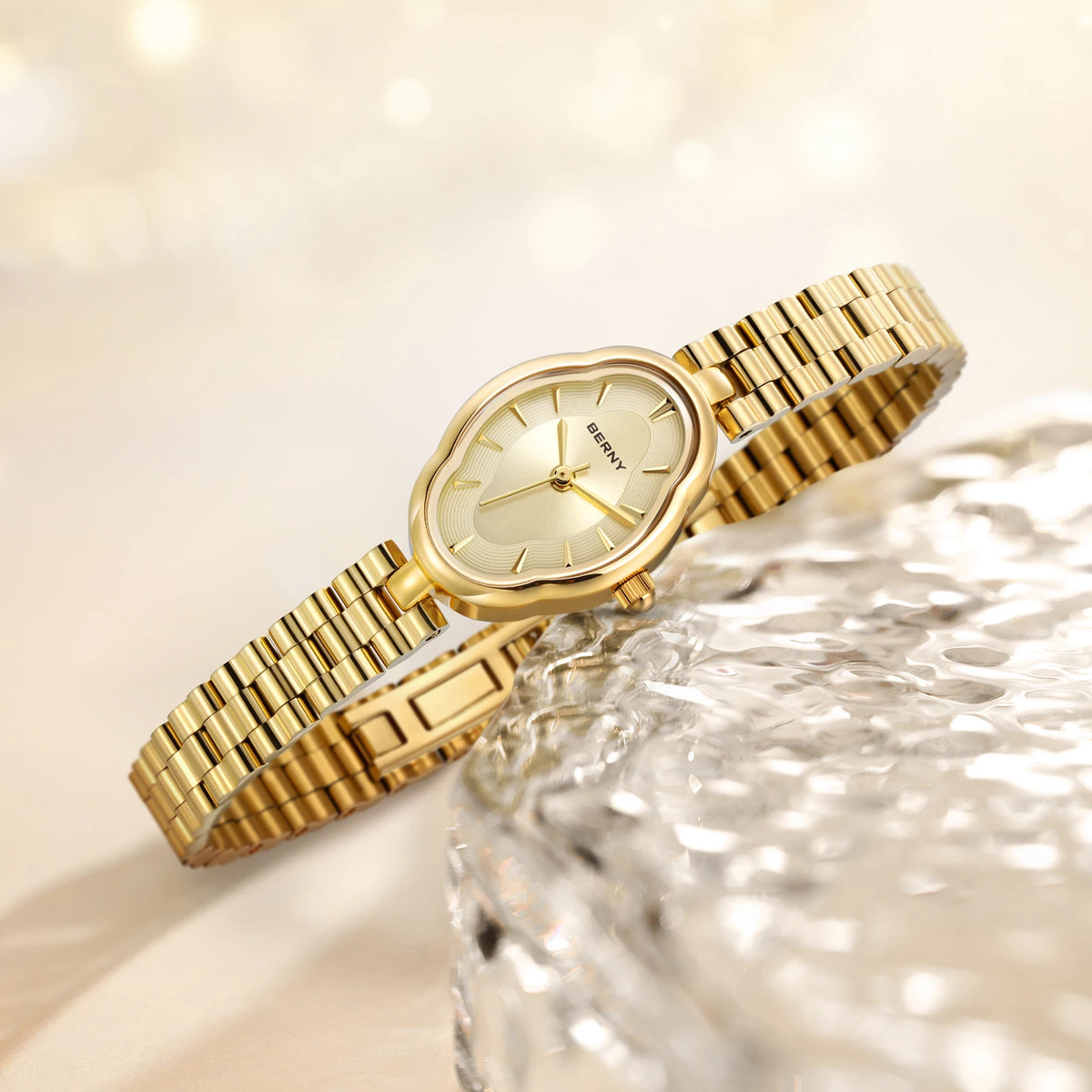 BERNY Minimalist Gold Watch
