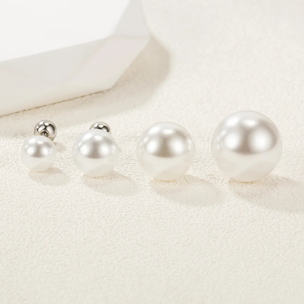 Freshwater Pearl Silver Studs