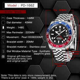 PAGANI GMT Automatic Watch