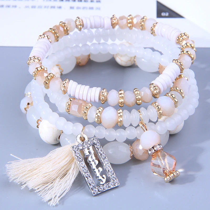 Bohemian Resin Stone Bracelet