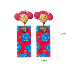 Colorful Resin Dangle Earrings