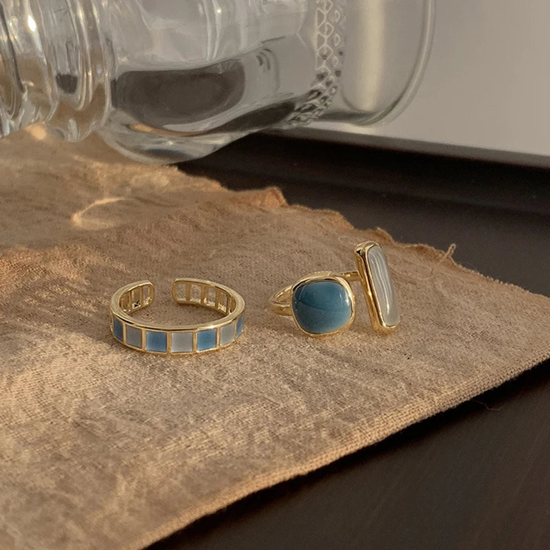 Colorful Glaze Open Ring