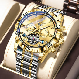 POEDAGAR Automatic Tourbillon Watch