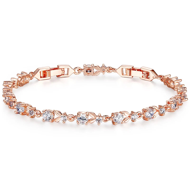 Rose Gold Crystal Bracelet