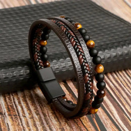 Layered Tiger Eye Bracelet