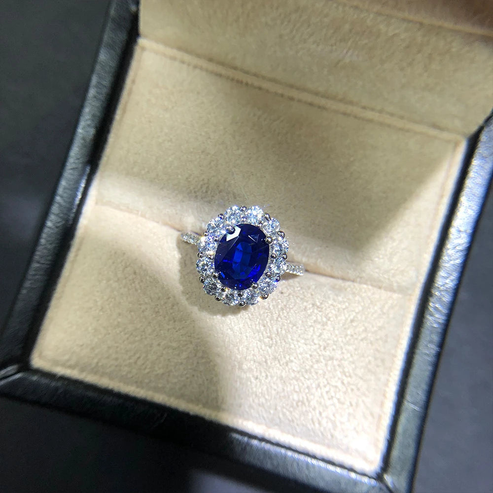 Classic Halo Silver Ring