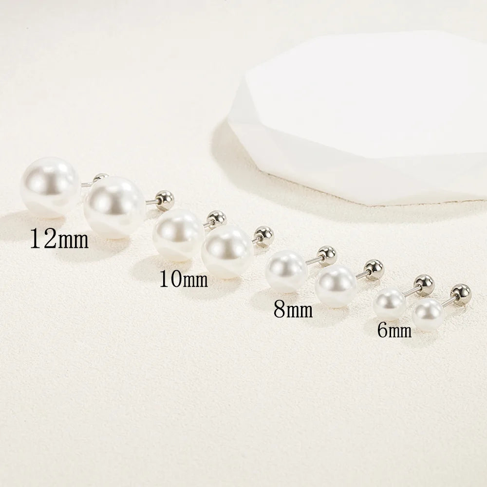 Freshwater Pearl Silver Studs