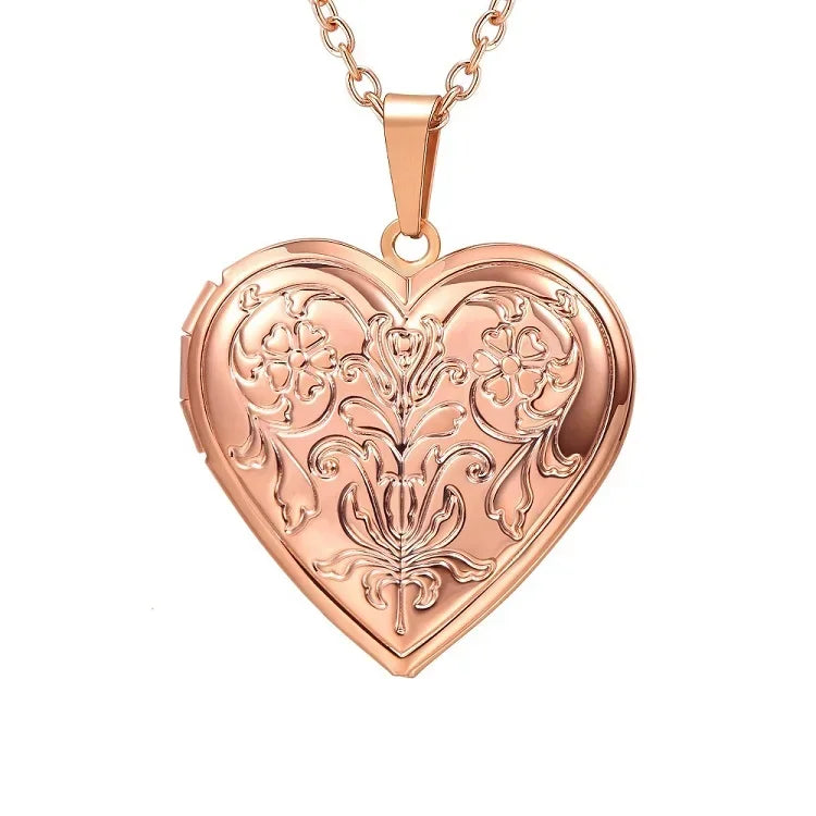 Custom Photo Heart Locket