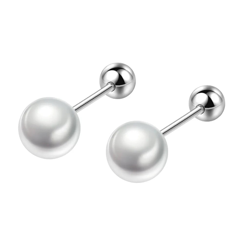 Freshwater Pearl Silver Studs
