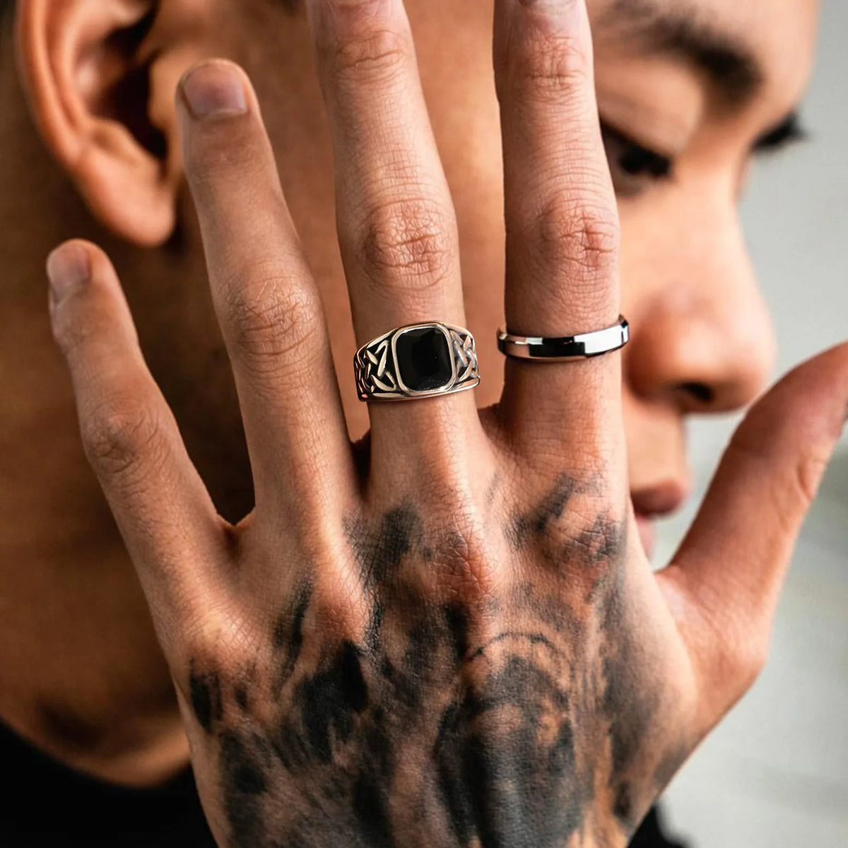 Viking Rune Signet Ring