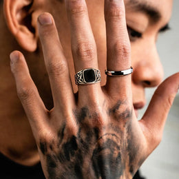 Viking Rune Signet Ring
