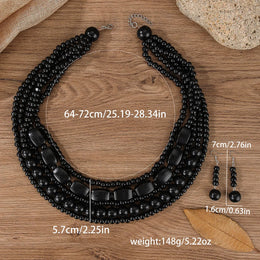 Bohemian Wooden Bead Set