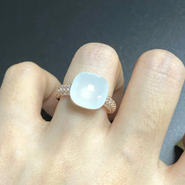 Pink Crystal Candy Ring