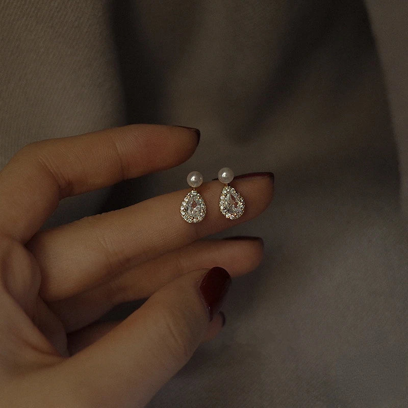Gold Plated Pearl Studs
