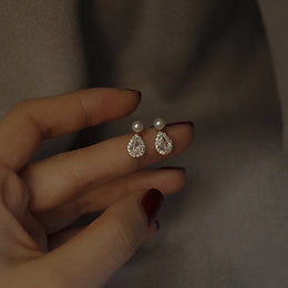 Gold Plated Pearl Studs