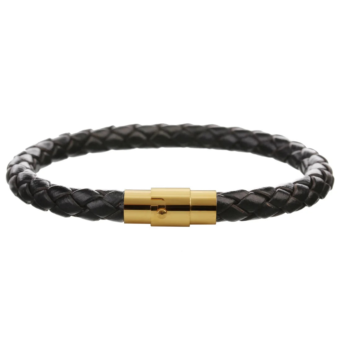 Woven Leather Magnetic Bracelet
